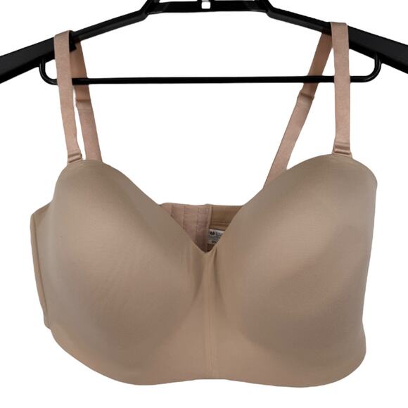 Wacoal 854372 Staying Power wire free strapless bra tan size 36DDD 36F - Picture 2 of 7